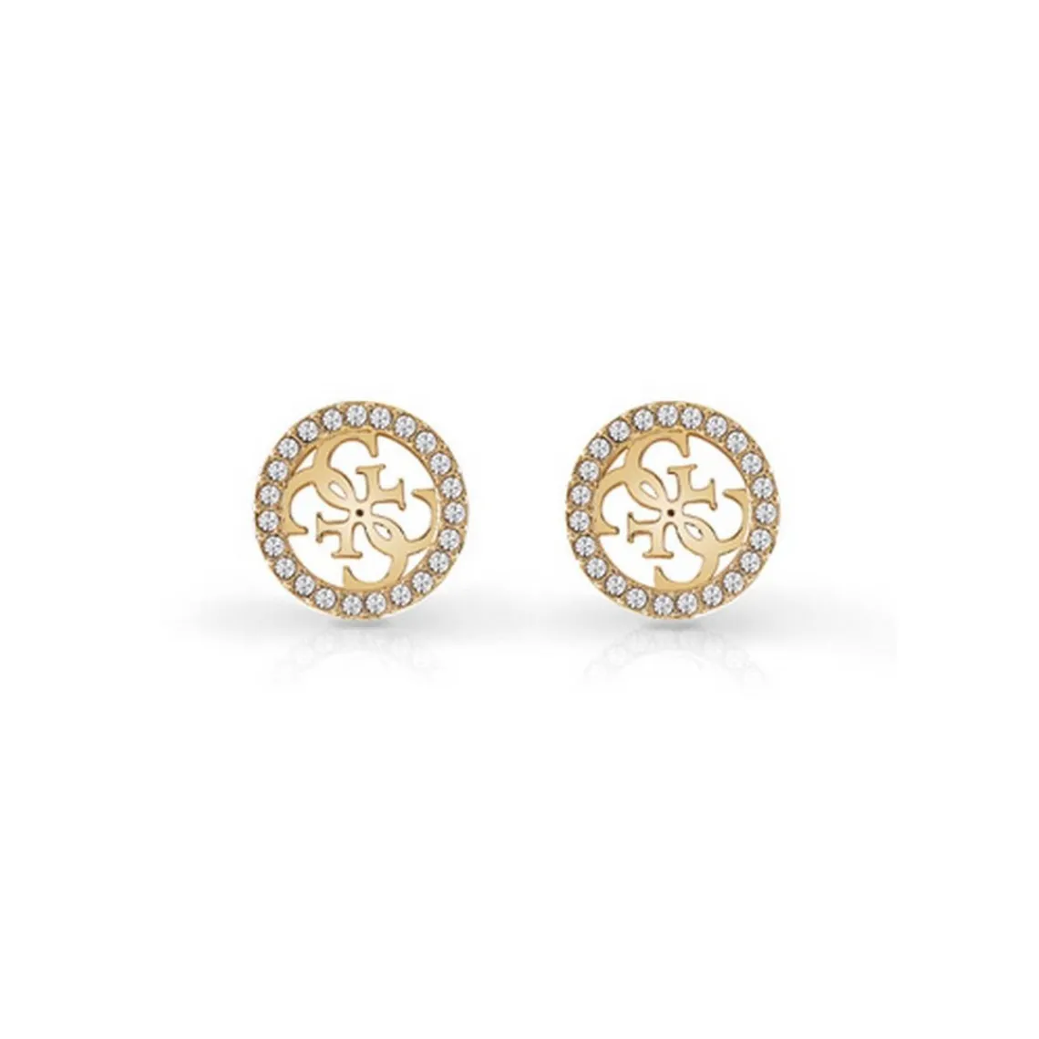 Guess Bijoux Boucles d'oreilles Femme - JUBE02161JWYG STUDS PARTY Acier Doré | Femme Boucles D'Oreilles