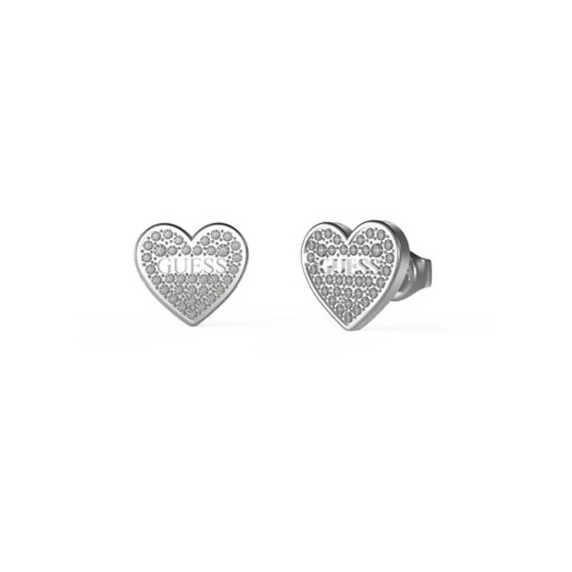Guess Bijoux Boucles d'oreilles Femme - JUBE02173JWRH STUDS PARTY Acier Argent | Femme Boucles D'Oreilles