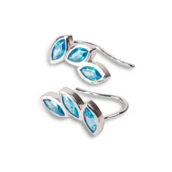Kosma Paris Boucles d'oreilles femme Kira - Argenté | Femme Bague|Boucles D'Oreilles