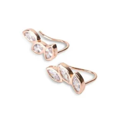 Kosma Paris Boucles d'oreilles femme Kira - Doré Rose | Femme Boucles D'Oreilles