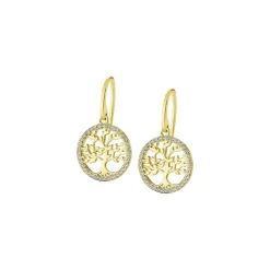 Lotus Silver Boucles d'oreilles Femme - LP1746-4-2 Argent doré | Femme Boucles D'Oreilles