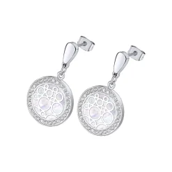 Lotus Style Bijoux Boucles d'oreilles Femme Lotus Style LS2179-4-1 - Acier Argent | Femme Boucles D'Oreilles