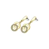 Lotus Style Bijoux Boucles d'oreilles Femme Lotus Style LS1913-4-3 - Acier Doré | Femme Boucles D'Oreilles