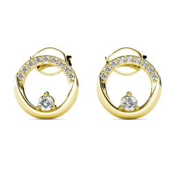 MYC-Paris Boucles d’oreilles Femme - DE0442-G Laiton Doré | Femme Boucles D'Oreilles