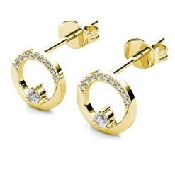 MYC-Paris Boucles d’oreilles Femme - DE0442-G Laiton Doré | Femme Boucles D'Oreilles