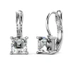 MYC-Paris Boucles d’oreilles Femme Square - DE0007-S-C Laiton Argent | Femme Boucles D'Oreilles