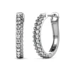 MYC-Paris Boucles d'oreilles Femme - DE0565-S Laiton Argent | Femme Boucles D'Oreilles