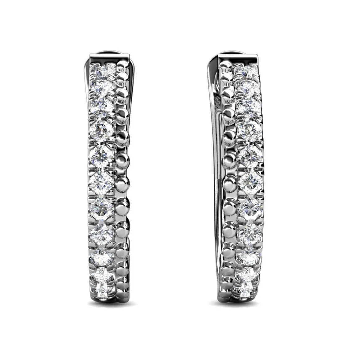 MYC-Paris Boucles d'oreilles Femme - DE0565-S Laiton Argent | Femme Boucles D'Oreilles