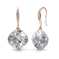 MYC-Paris Boucles d’oreilles Femme - DE0253-RG-C Laiton Doré rose | Femme Boucles D'Oreilles