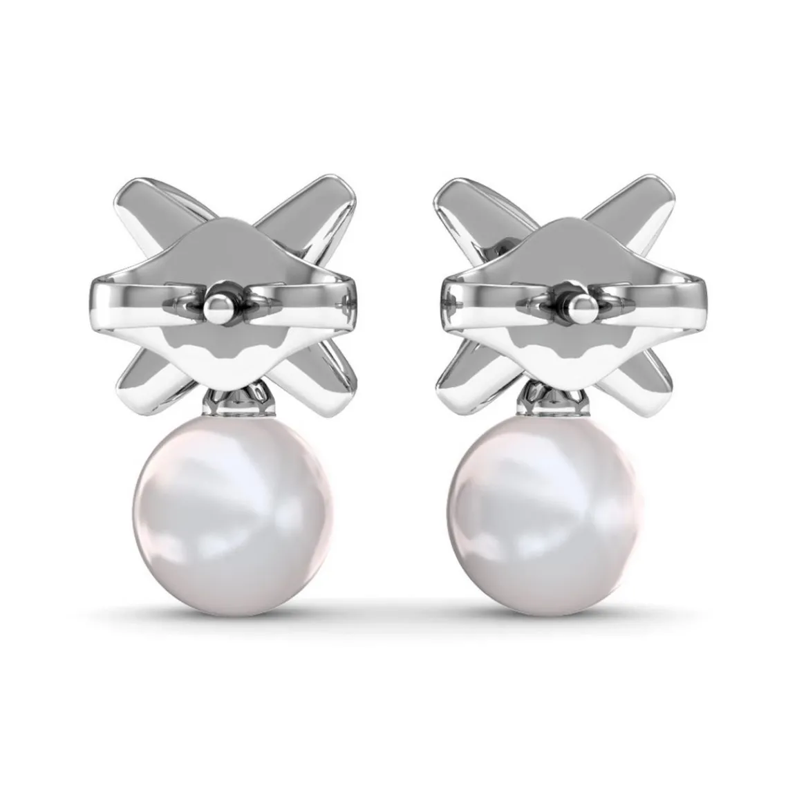 MYC-Paris Boucles d’oreilles Femme - DE0246-S Laiton Argent | Femme Boucles D'Oreilles