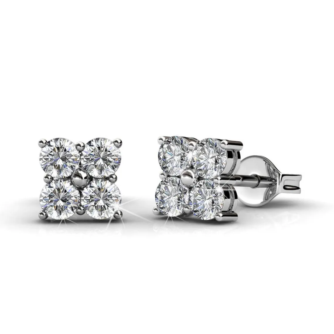MYC-Paris Boucles d’oreilles Femme - DE0221-S Laiton Argent | Femme Boucles D'Oreilles