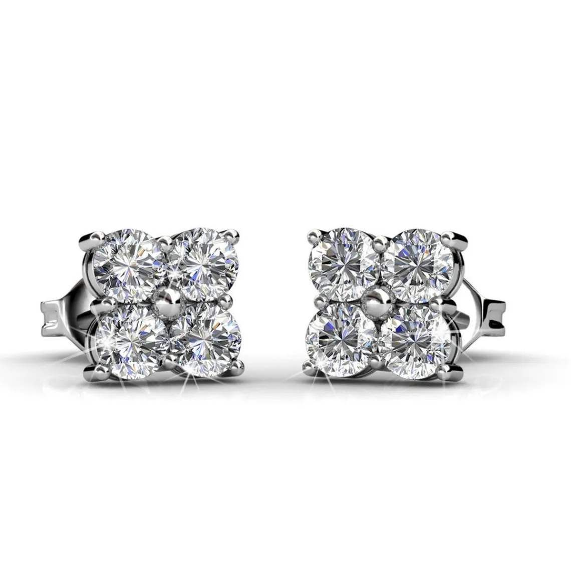 MYC-Paris Boucles d’oreilles Femme - DE0221-S Laiton Argent | Femme Boucles D'Oreilles