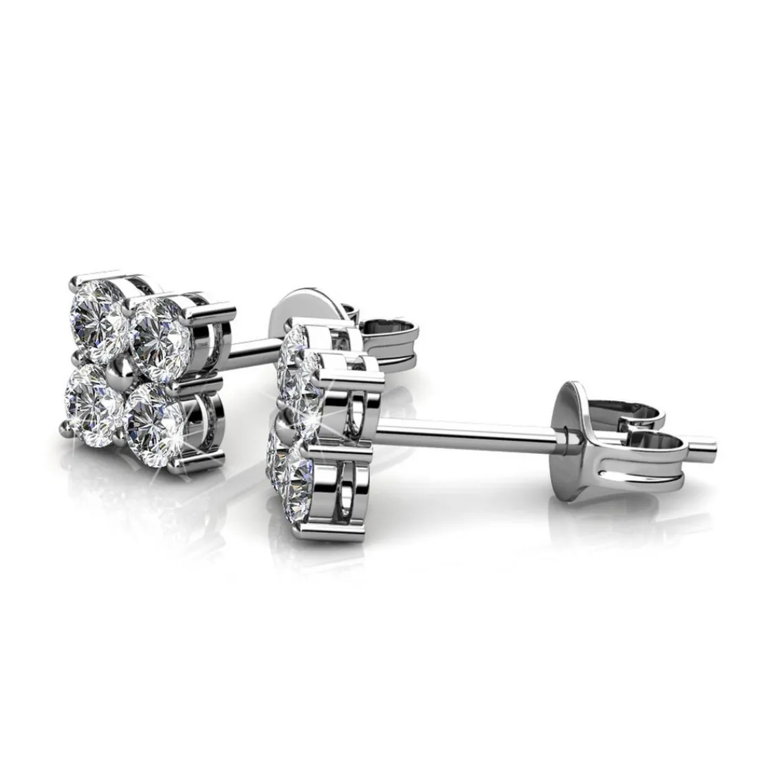MYC-Paris Boucles d’oreilles Femme - DE0221-S Laiton Argent | Femme Boucles D'Oreilles
