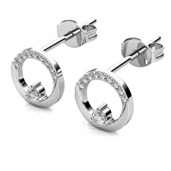 MYC-Paris Boucles d’oreilles Femme - DE0442-S Laiton Argent | Femme Boucles D'Oreilles