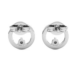 MYC-Paris Boucles d’oreilles Femme - DE0442-S Laiton Argent | Femme Boucles D'Oreilles