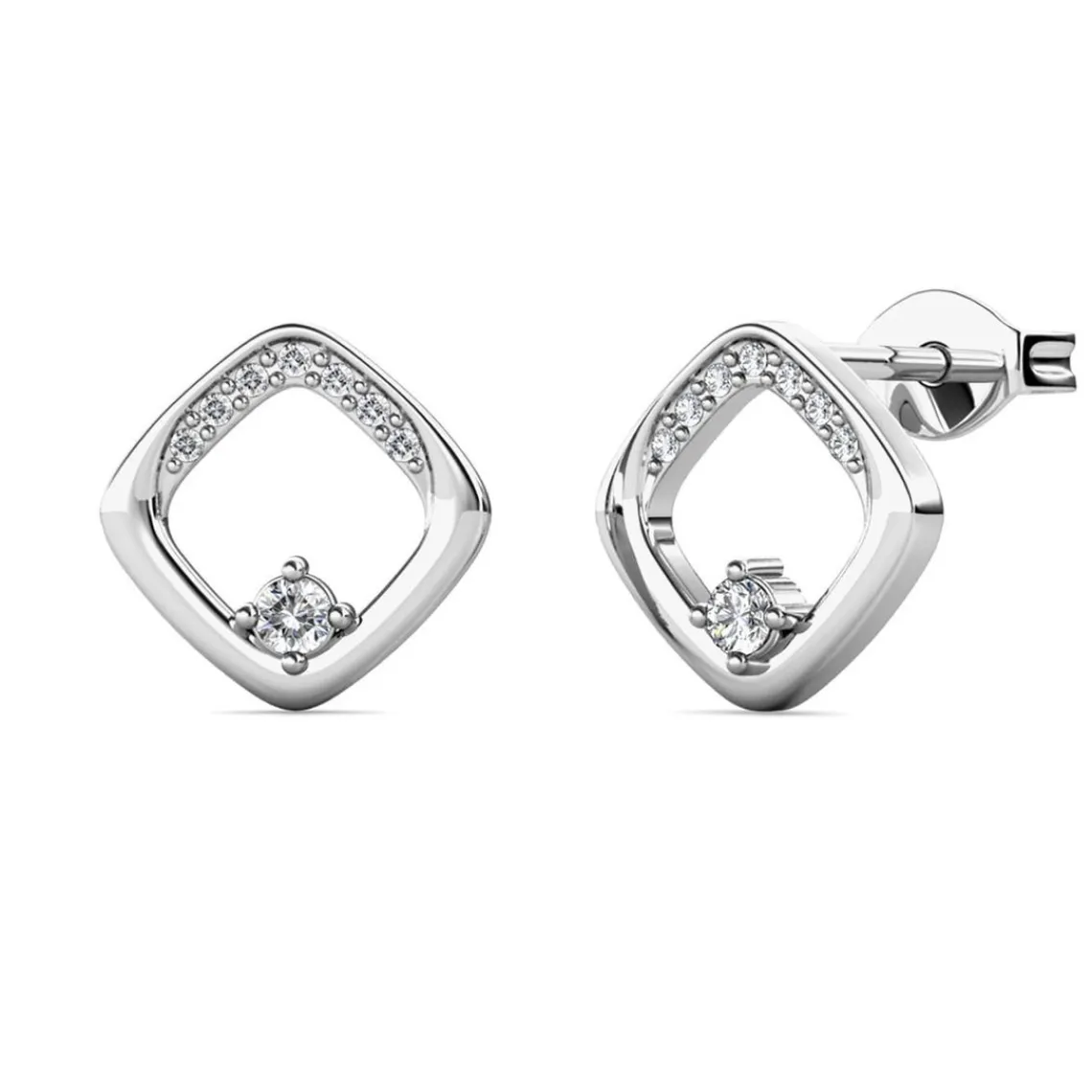 MYC-Paris Boucles d’oreilles Femme - DE0439-S Laiton Argent | Femme Boucles D'Oreilles