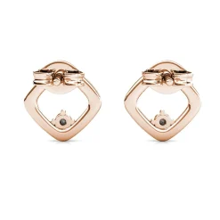 MYC-Paris Boucles d’oreilles Femme - DE0439-RG Laiton Doré rose | Femme Boucles D'Oreilles