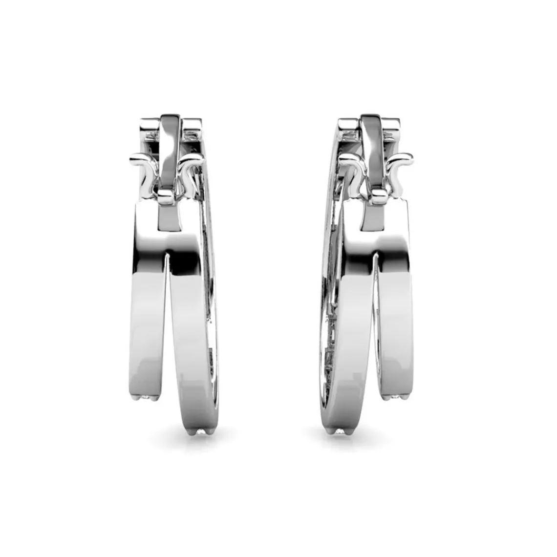 MYC-Paris Boucles d’oreilles Femme - DE0429-S Laiton Argent | Femme Boucles D'Oreilles
