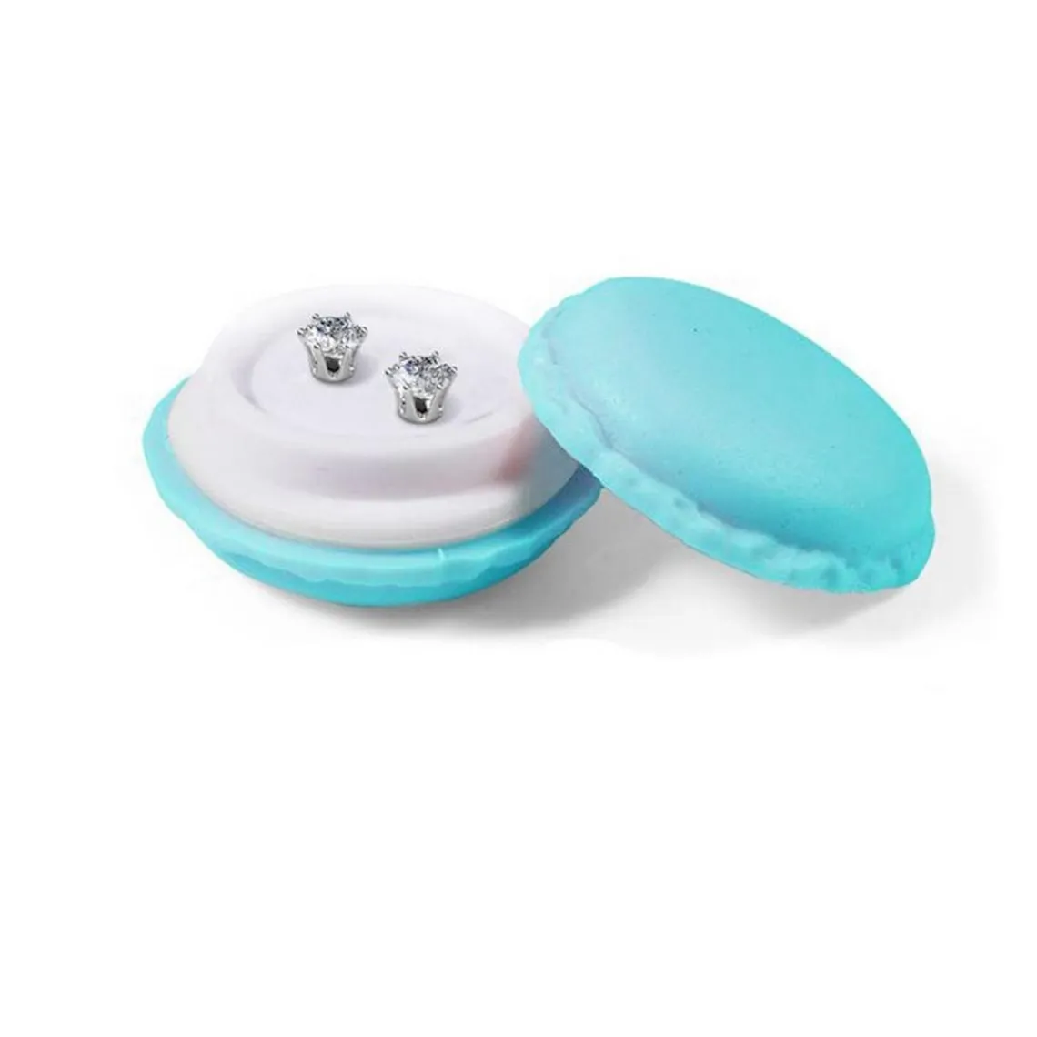 MYC-Paris Boucles d'oreilles Femme Pierres de naissance - DE0357-04 Laiton Argent | Femme Boucles D'Oreilles