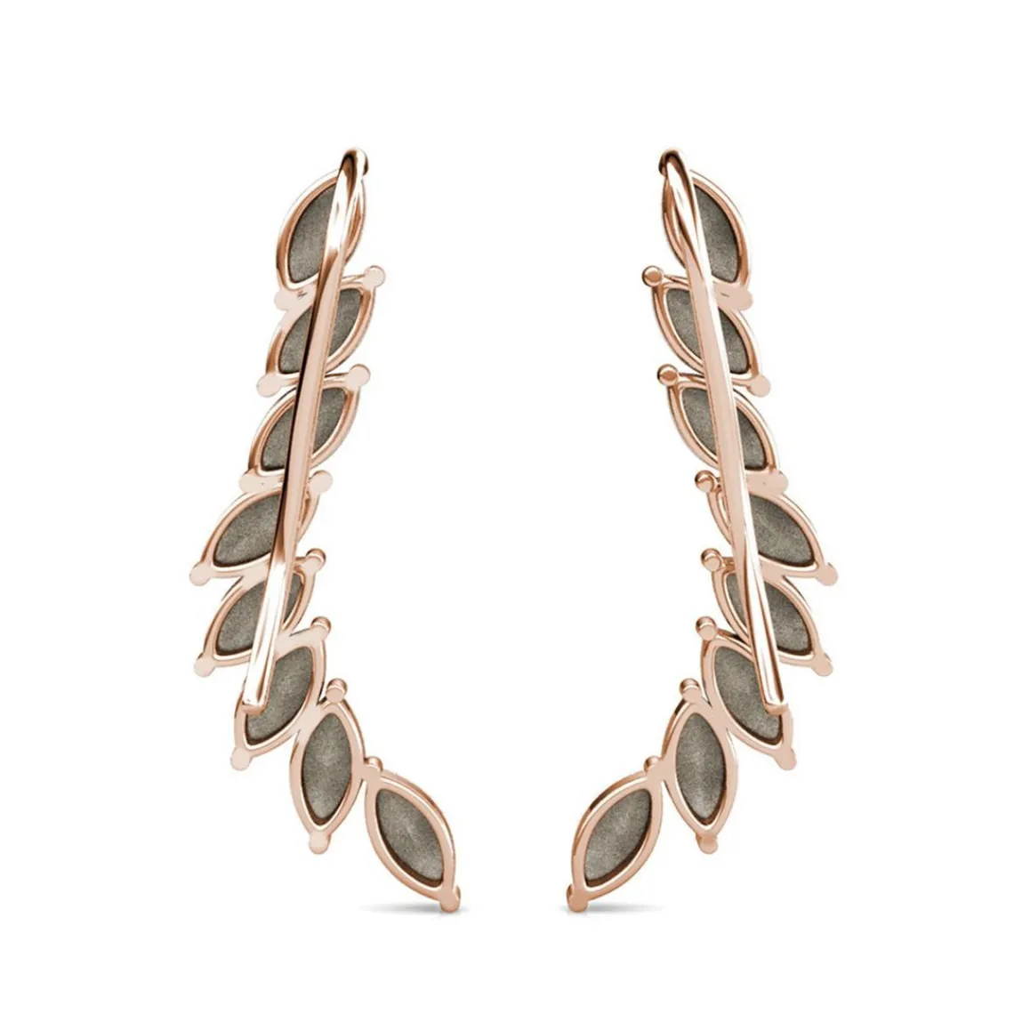 MYC-Paris Boucles d’oreilles Femme - DE0340-RG-C Laiton Doré rose | Femme Boucles D'Oreilles