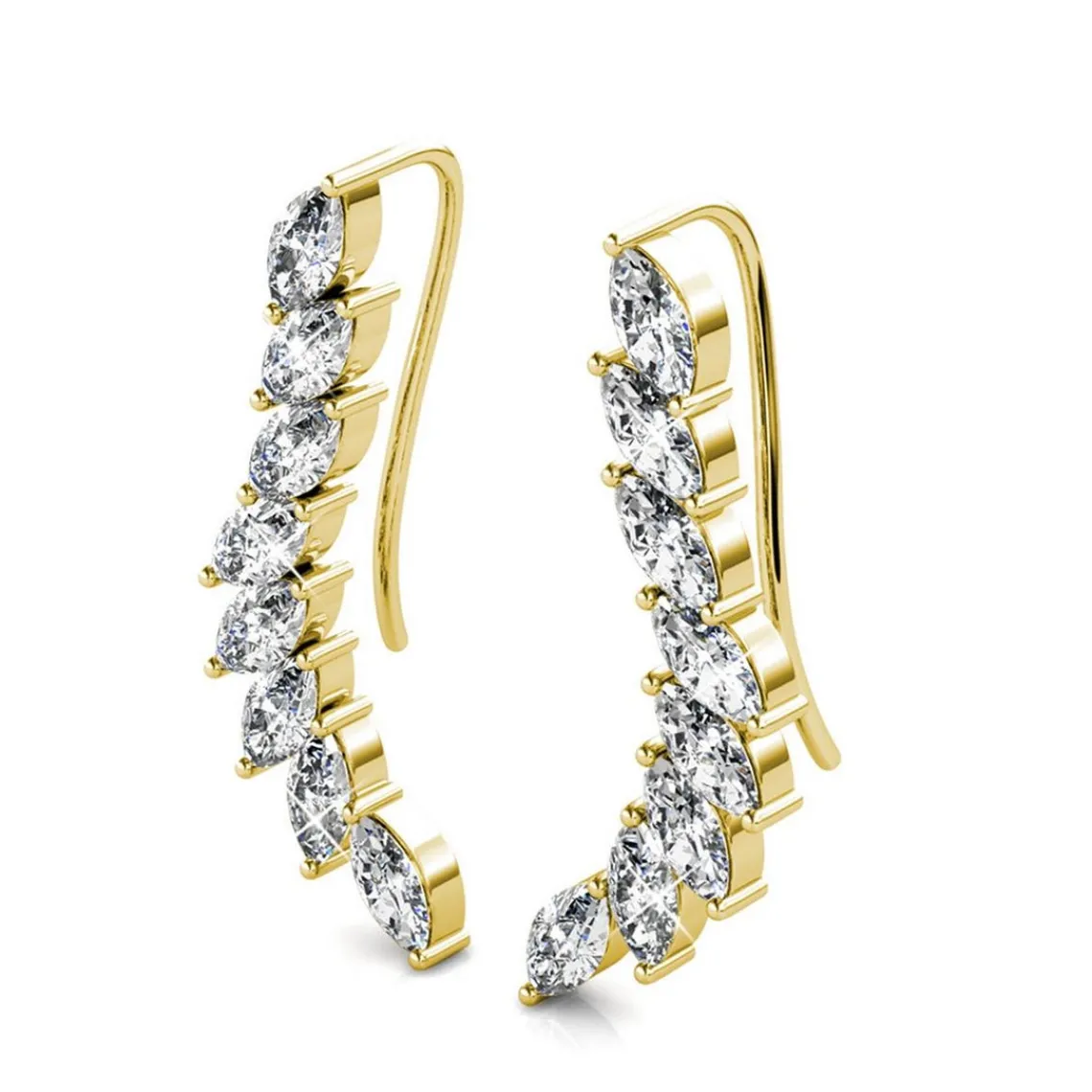 MYC-Paris Boucles d’oreilles Femme - DE0340-GC Laiton Doré | Femme Boucles D'Oreilles