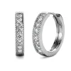 MYC-Paris Boucles d’oreilles Femme - DE0324-S Laiton Argent | Femme Boucles D'Oreilles