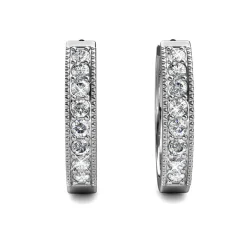 MYC-Paris Boucles d’oreilles Femme - DE0324-S Laiton Argent | Femme Boucles D'Oreilles