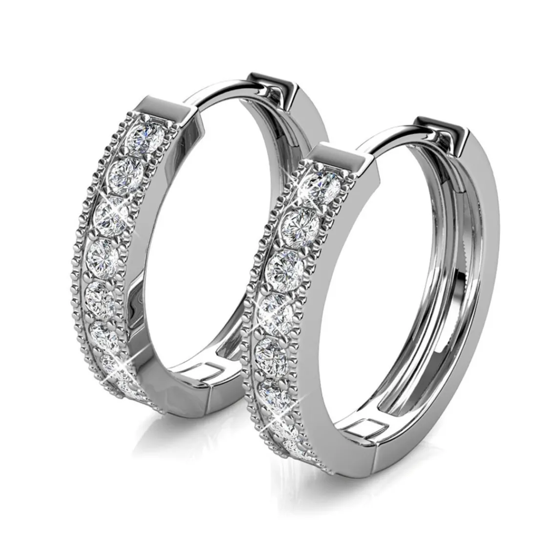 MYC-Paris Boucles d’oreilles Femme - DE0324-S Laiton Argent | Femme Boucles D'Oreilles