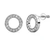 MYC-Paris Boucles d’oreilles Femme - DE0323-S Laiton Argent | Femme Boucles D'Oreilles