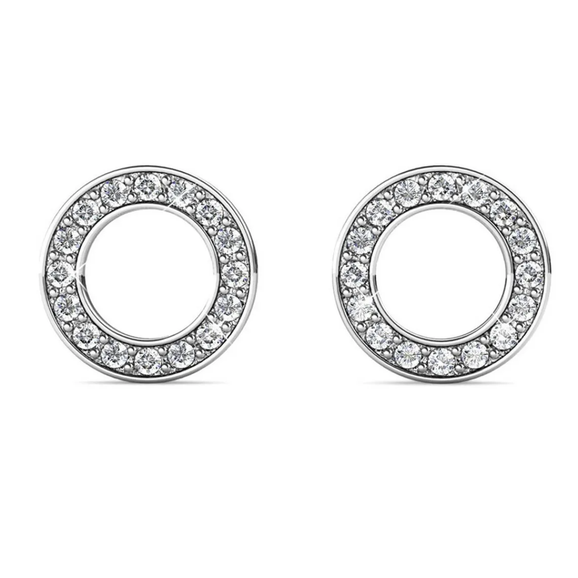 MYC-Paris Boucles d’oreilles Femme - DE0323-S Laiton Argent | Femme Boucles D'Oreilles
