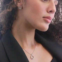 MYC-Paris Boucles d'oreilles Femme - Laiton Argent | Femme Boucles D'Oreilles