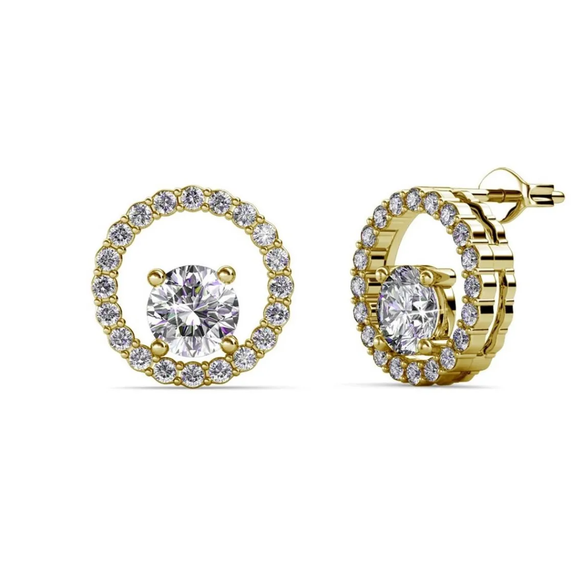 MYC-Paris Boucles d'oreilles Femme - Laiton Doré | Femme Boucles D'Oreilles