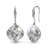 MYC-Paris Boucles d’oreilles Femme - DE0253-SC Laiton Argent | Femme Boucles D'Oreilles