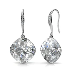 MYC-Paris Boucles d’oreilles Femme - DE0253-SC Laiton Argent | Femme Boucles D'Oreilles