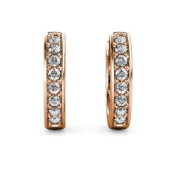 MYC-Paris Boucles d'oreilles Femme - DE0549-RG Laiton Doré rose | Femme Boucles D'Oreilles