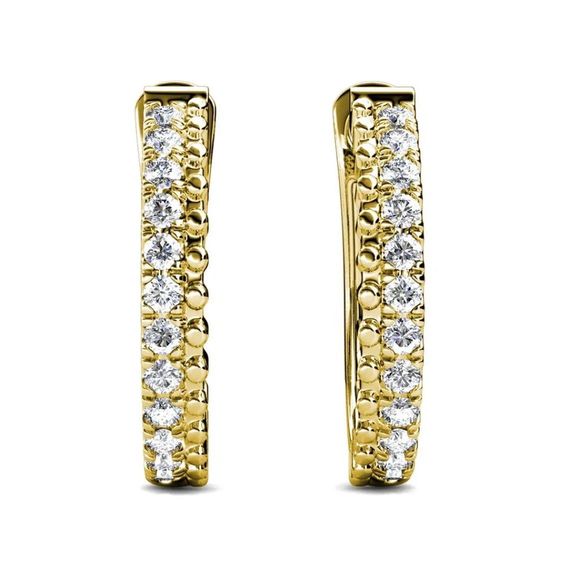 MYC-Paris Boucles d'oreilles Femme - DE0565-G Laiton Doré | Femme Boucles D'Oreilles