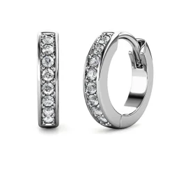 MYC-Paris Boucles d'oreilles Femme - DE0549-S Laiton Argent | Femme Boucles D'Oreilles