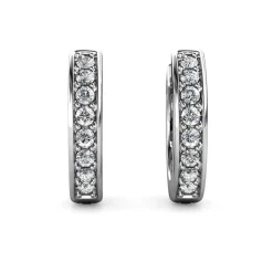 MYC-Paris Boucles d'oreilles Femme - DE0549-S Laiton Argent | Femme Boucles D'Oreilles
