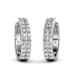 MYC-Paris Boucles d’oreilles Femme - DE0220-S Laiton Argent | Femme Boucles D'Oreilles