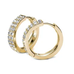 MYC-Paris Boucles d’oreilles Femme - DE0220-G Laiton Doré | Femme Boucles D'Oreilles