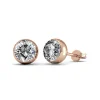 MYC-Paris Boucles d'oreilles Femme - DE0208-RG Laiton Doré rose | Femme Boucles D'Oreilles