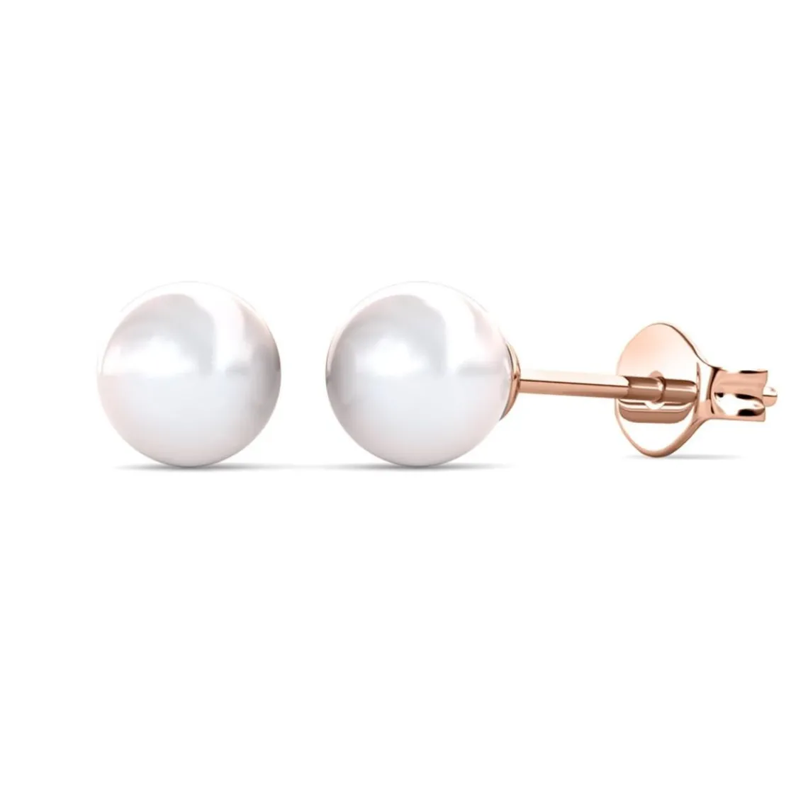 MYC-Paris Boucles d'oreilles Femme - DE0206-RG Laiton Doré rose | Femme Boucles D'Oreilles