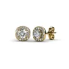 MYC-Paris Boucles d'oreilles Femme Solitaire - DE0203-G Laiton Doré | Femme Boucles D'Oreilles