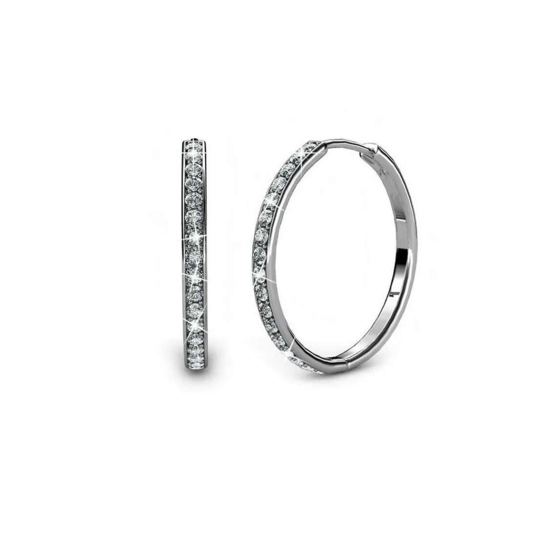 MYC-Paris Boucles d’oreilles Femme - DE0168-S Laiton Argent | Femme Boucles D'Oreilles