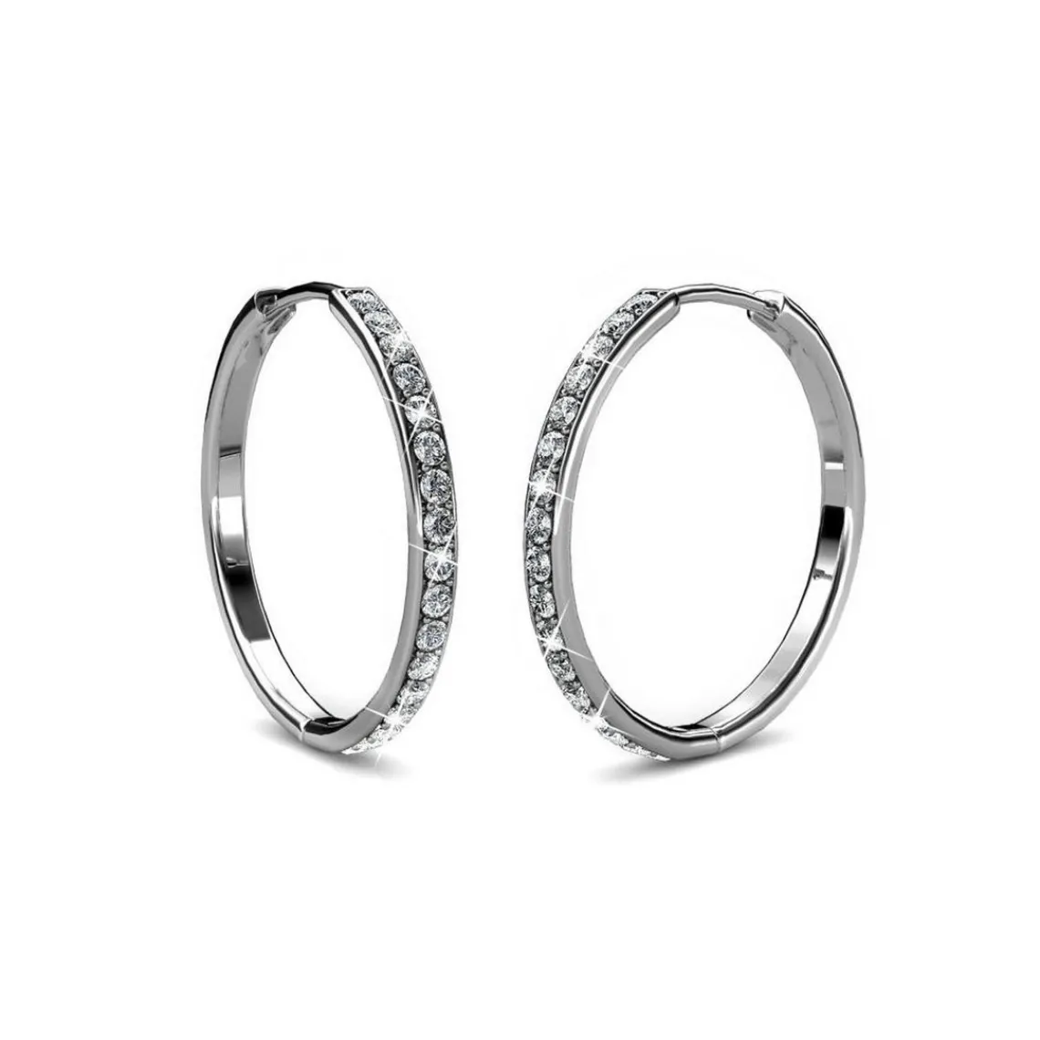 MYC-Paris Boucles d’oreilles Femme - DE0168-S Laiton Argent | Femme Boucles D'Oreilles