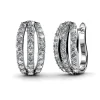 MYC-Paris Boucles d’oreilles Femme - DE0153-S Laiton Argent | Femme Boucles D'Oreilles