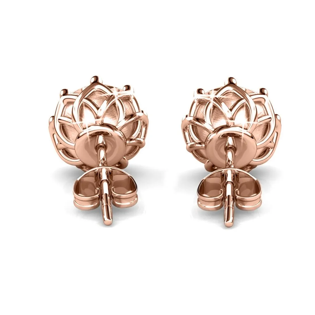 MYC-Paris Boucles d'oreilles Femme EVIDENCE - DE0081-RG Laiton Doré rose | Femme Boucles D'Oreilles