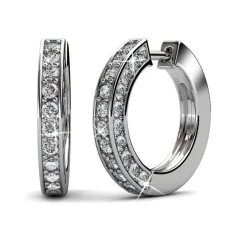 MYC-Paris Boucles d’oreilles Femme - DE0035-S Laiton Argent | Femme Boucles D'Oreilles