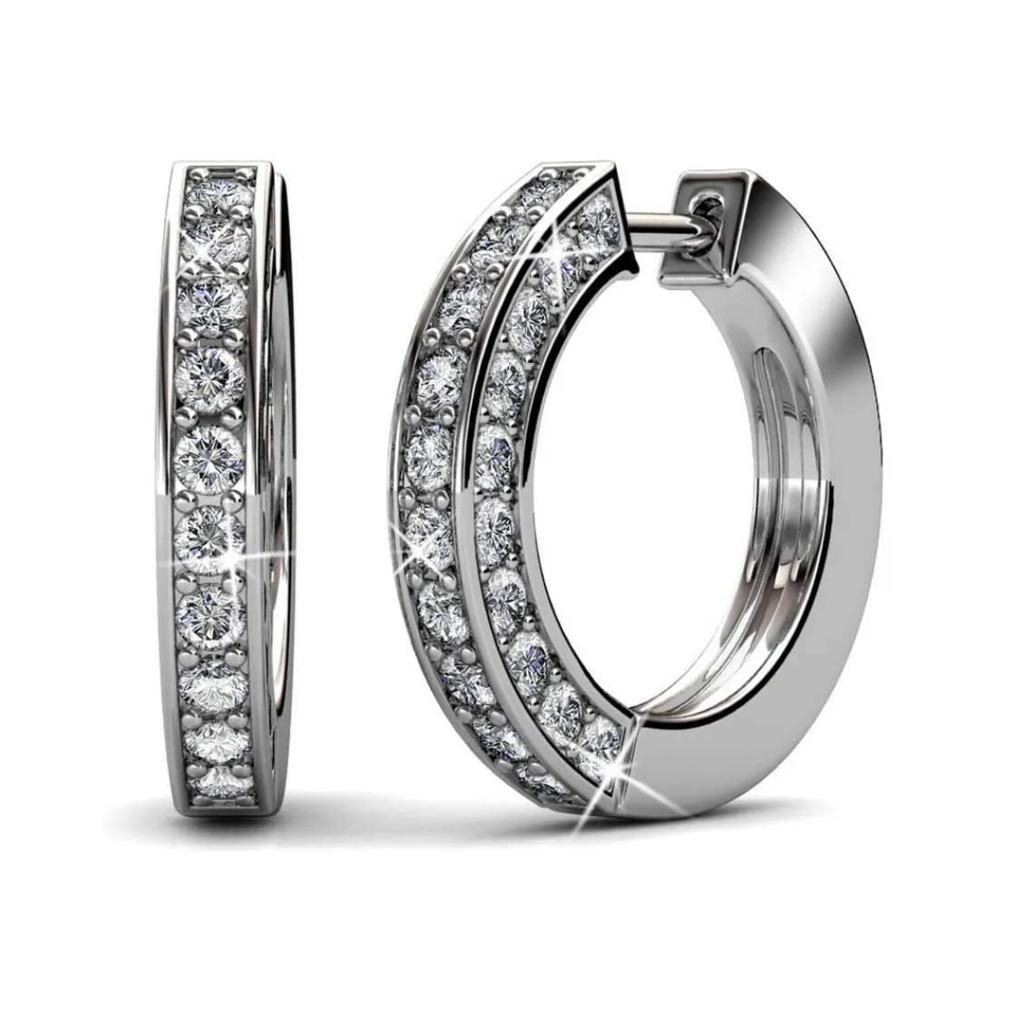 MYC-Paris Boucles d’oreilles Femme - DE0035-S Laiton Argent | Femme Boucles D'Oreilles