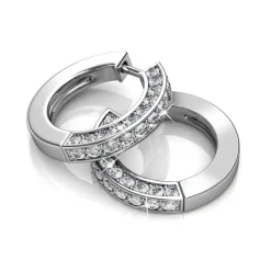 MYC-Paris Boucles d’oreilles Femme - DE0035-S Laiton Argent | Femme Boucles D'Oreilles